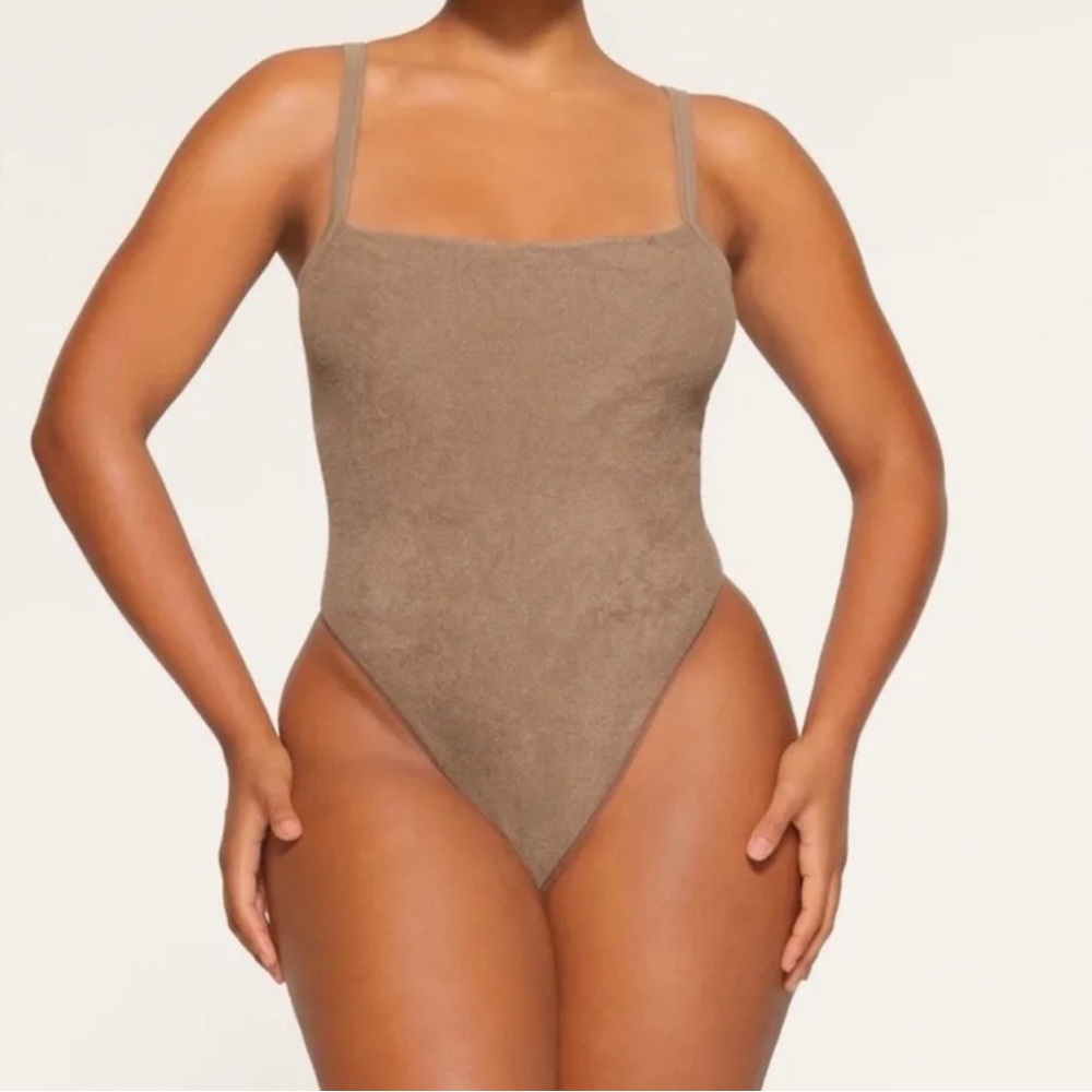 SKIMS Tan Bodysuit